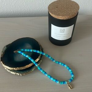 💙 HANDMADE! Clay Bead Necklace 🌊